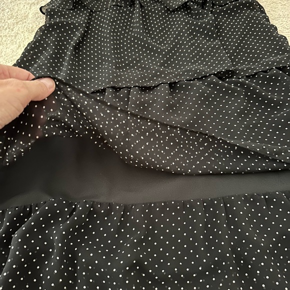 Who What Wear Women's Polka Dot Multi Tiered Dress, Sz M. - Picture 13 of 13